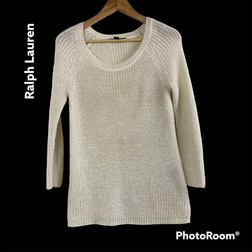 Ralph Lauren Women's Cable Knit Tunic Sweater Size XS
